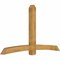 Ekena Millwork Bellingham Rough Sawn Timber Gable Bracket, Western Red Cedar, 96"W x 56"H x 6"D x 6"F, 14/12 Pitch GBW096X56X0606BEL00RWR - alternate 3